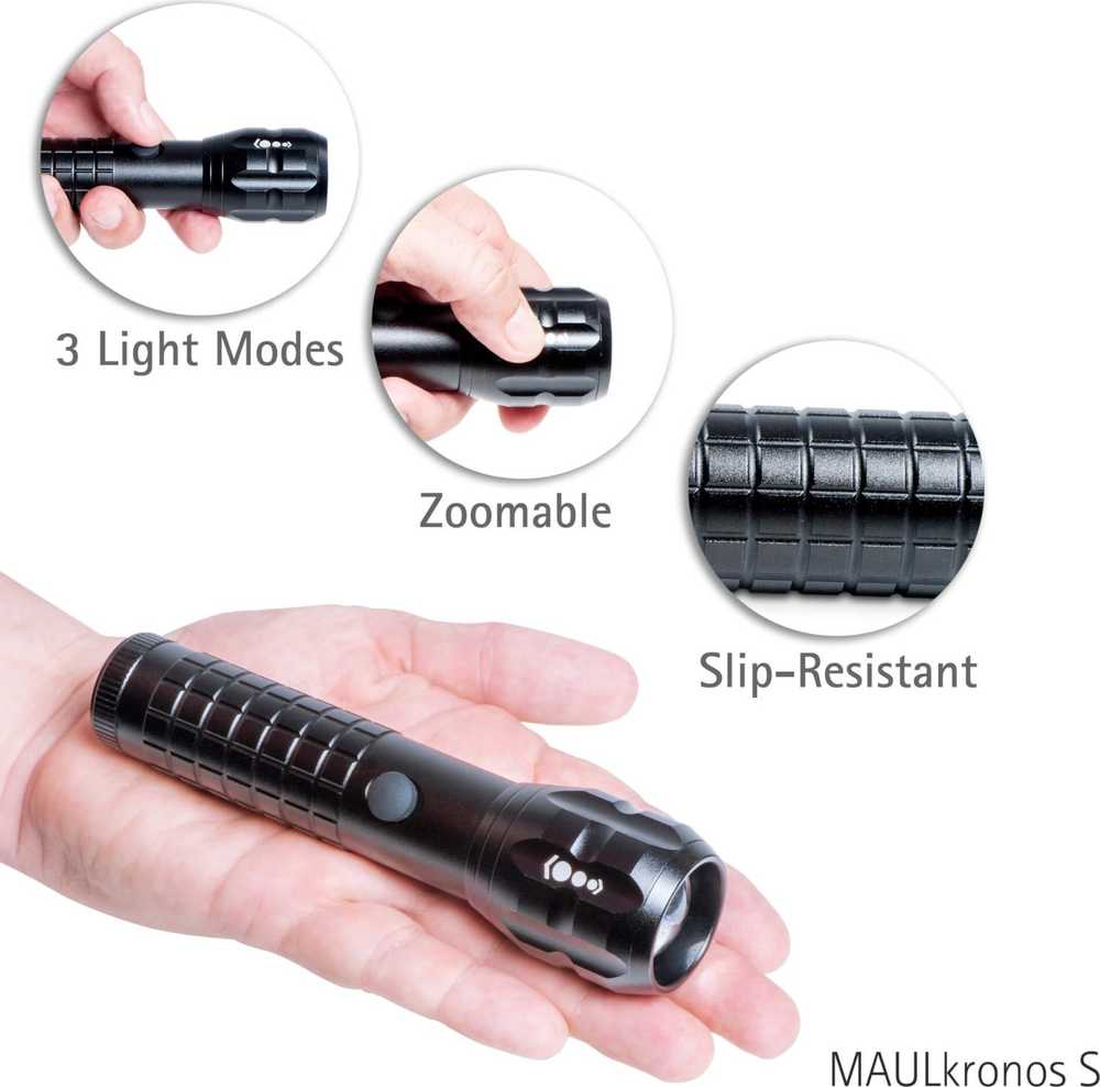 Nezatříděno Žibintuvėlis Maul MAUL LED Taschenlampe Kronos S 14cm 3W, bis zu 196m