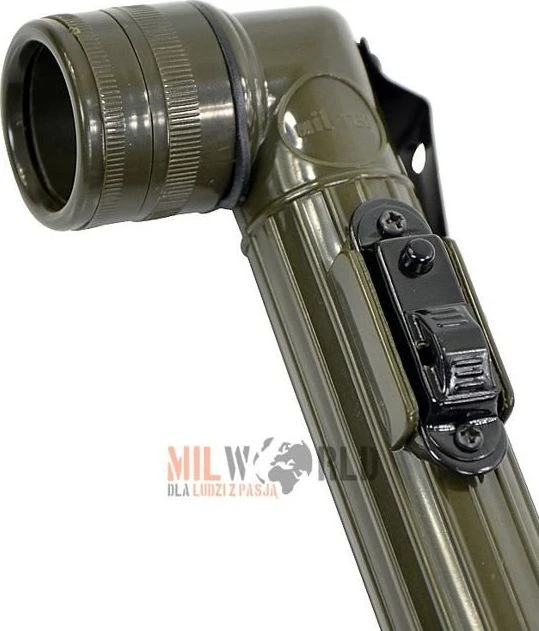 Žibintuvėlis Mil-Tec Mil-Tec Žibintuvėlis Kątowa Mała 16cm Olive universalus