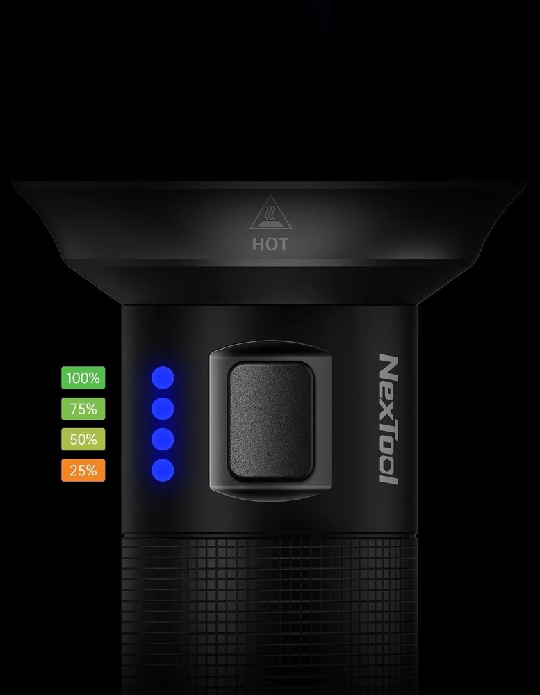 „NexTool NE20168“ LED prožektorius, 3600 lm, 450 m, 120 val. įkraunama baterija, atsparus vandeniui