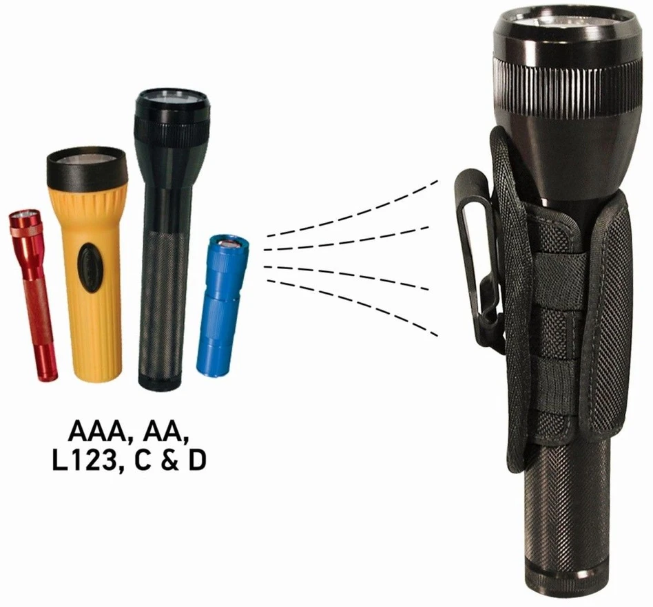Žibintuvėlis Nite Ize Dėklas na latarkę Lite Holster elastyczny juoda (LHS-03)