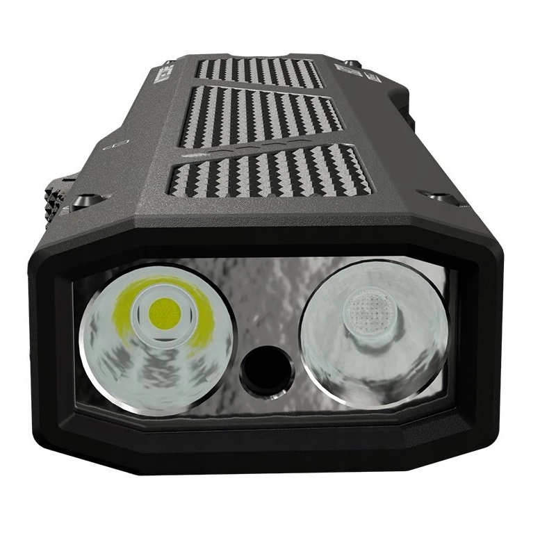 Nitecore EDC17 žibintuvėlis – 1 500 liumenų balta šviesa, UV ir žalias lazeris, įkraunamas per USB-C, nerūdijantis plienas, atsparus vandeniui (IPX7), kompaktiškas dizainas