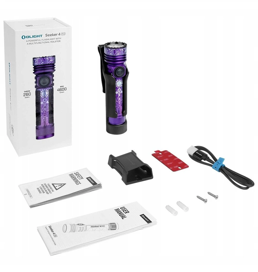 Žibintuvėlis OLIGHT Žibintuvėlis Olight Seeker 4 Pro violetinė