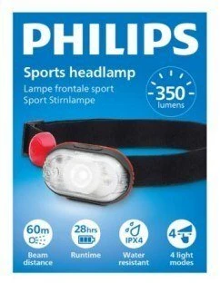 Philips Žbundavėlis priekinis LED šviestuvas 350lm 3x AAA