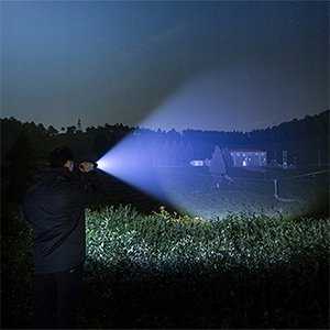 PNI Adventure F450 aliumininis žibintuvėlis su fokusavimo ir BOOST funkcija, 20 W LED, 1500 lm iki 450 m, išorinė baterija su USB išvestimi, micro USB įkrovimas, 4400 mAh baterija komplekte, veikia 10 valandų nepertraukiamai