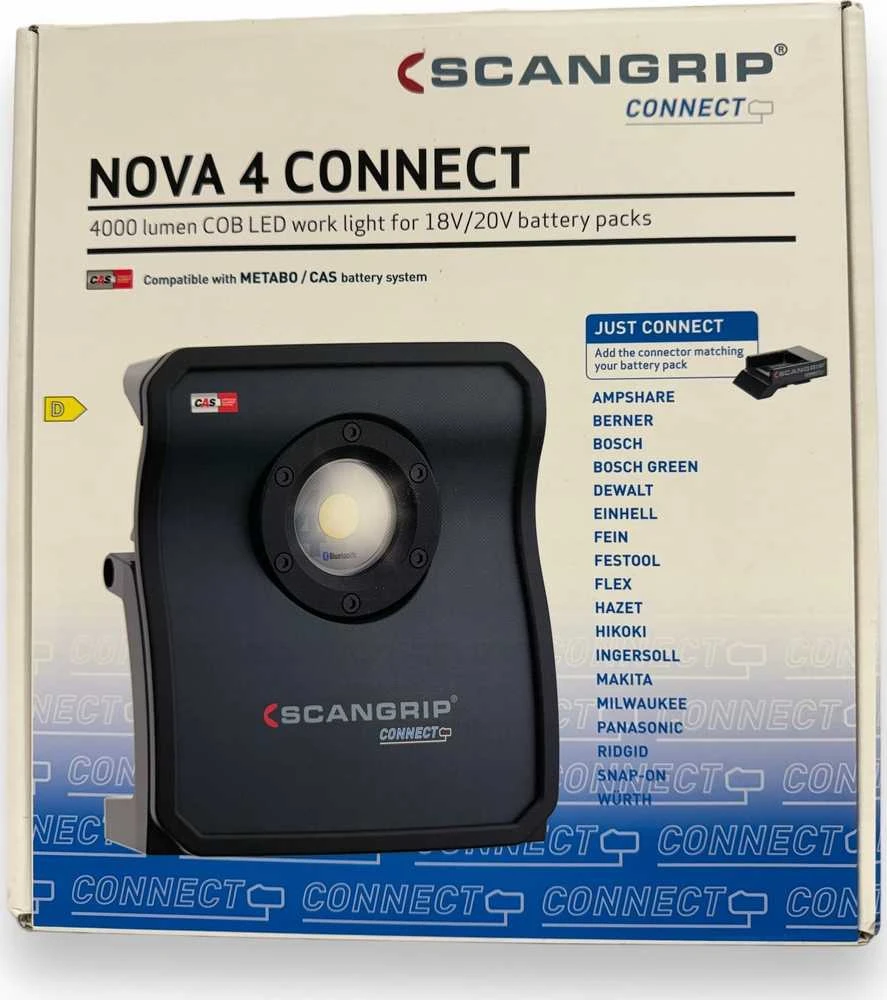 Darbo lempa Scangrip NOVA 4 CONNECT, 4000lm, IP65