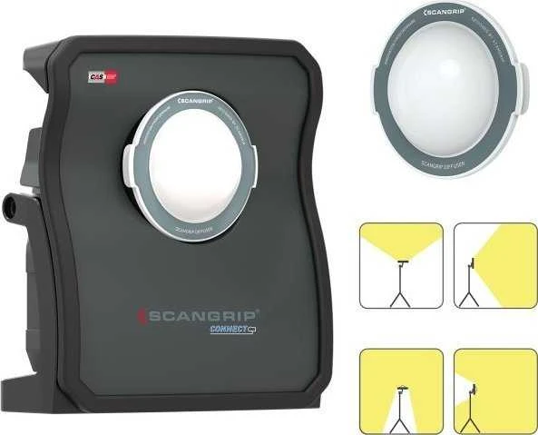 Darbo lempa Scangrip NOVA 4 CONNECT, 4000lm, IP65