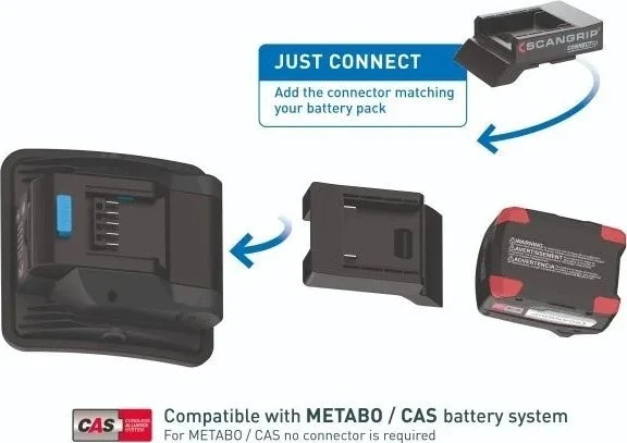 Darbo lempa Scangrip NOVA 2 CONNECT, 2000lm, IP30