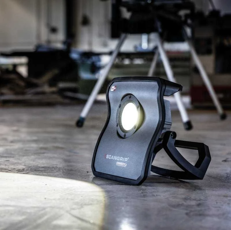 Akumuliatorinis darbo prožektorius Scangrip Nova 10 Connect, 10000 lm, IP65, 18/20 V