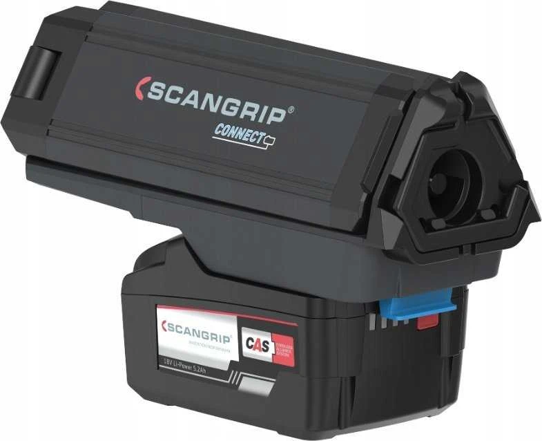Darbo lempa su trikoju Scangrip TOWER COMPACT CONNECT, 2500lm, IP30