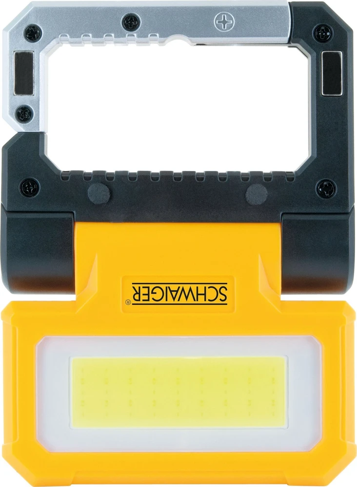 Žibintuvėlis Schwaiger Schwaiger LED Arbeitsleuchte mit Taschenlampe 300Lm sch./gel