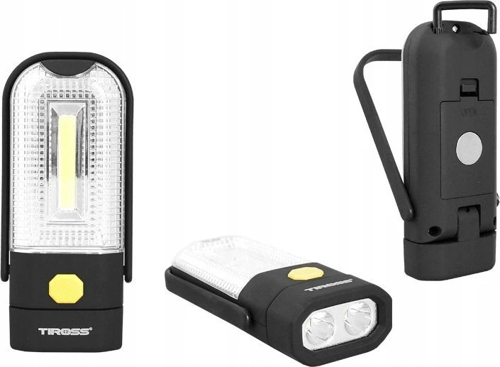 TIROSS DAUGIAFUNKCINIS BLYBINĖLIS 2x1W+3W COB LED TS1843