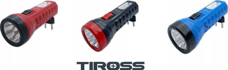 Žibintuvėlis Tiross su dirželiu TS2227 4+2 LED