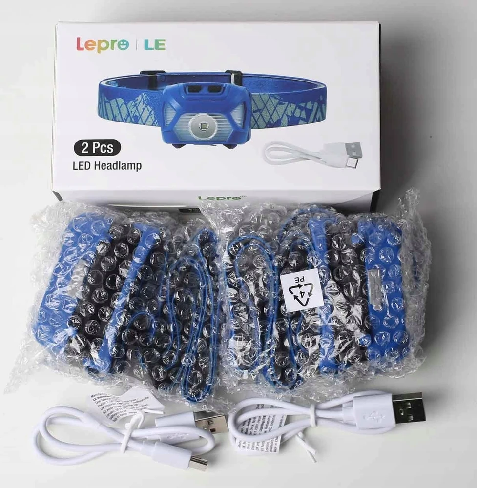 LEPRO 320014-B-2 galvos žibintuvėlis, 2 vnt.