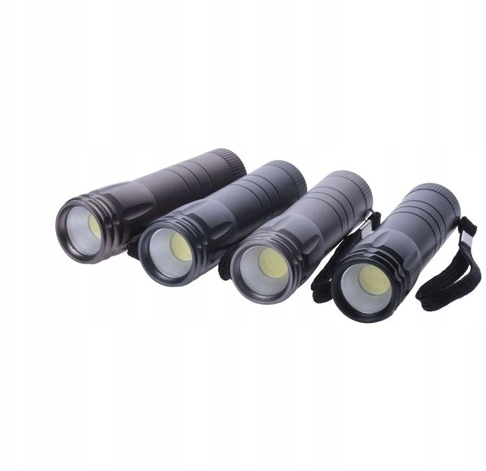 Žibintuvėlis COB 3W 3x AAA, metalinis, 100lm, EMOS