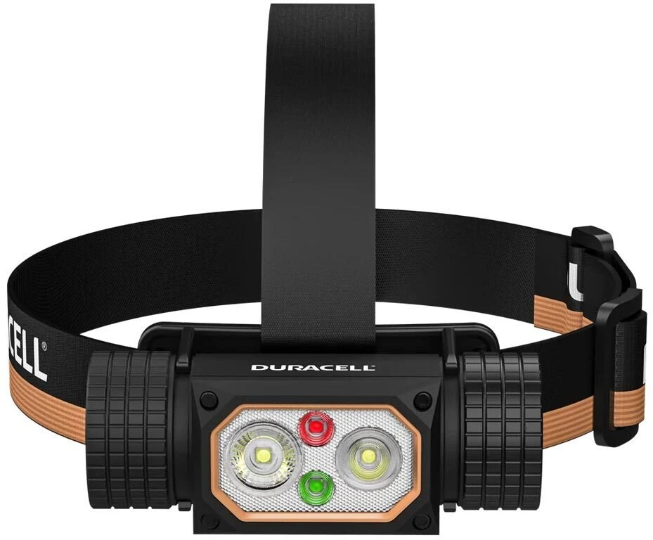 Duracell DH2000R Gift Box Headlamp juodas, oranžinis