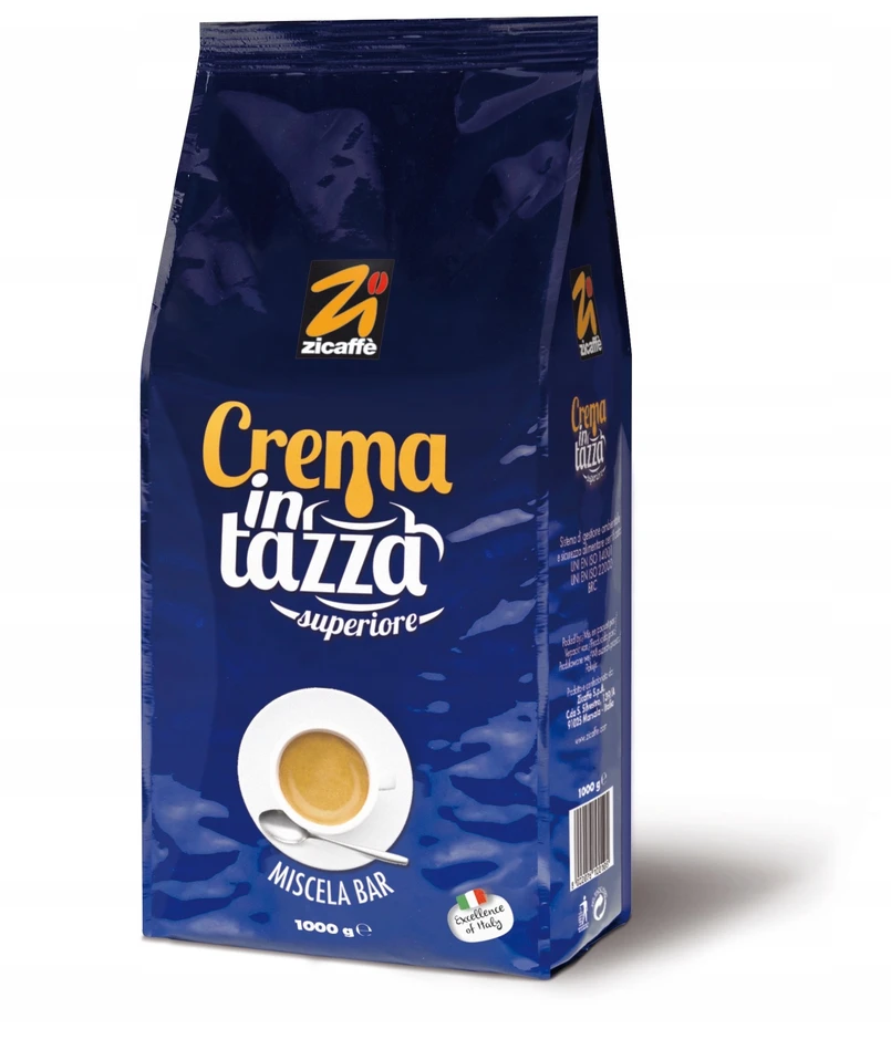 Zicaffe kavos pupelių kremas Tazza Superiore 1kg