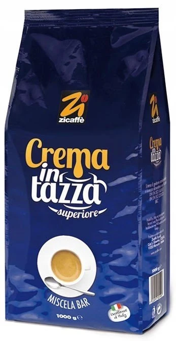 Zicaffe kavos pupelių kremas Tazza Superiore 1kg