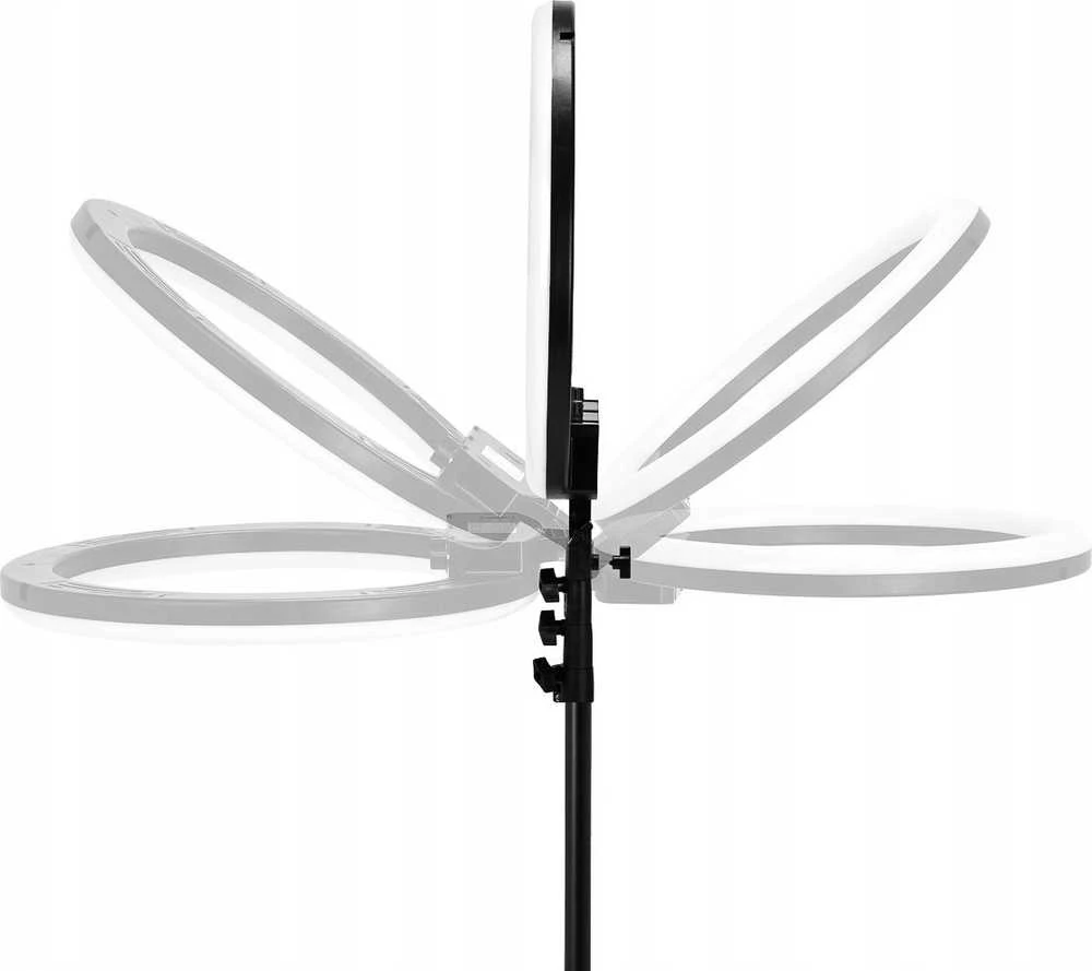 Activeshop Kosmetologinė LED lempa makiažui su stovu GLOW RING LIGHT 18" 45W