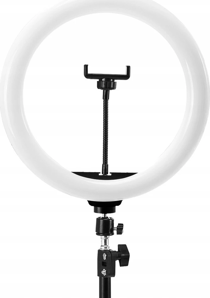 LED lempa makiažui su stovu GLOW RING RGB LIGHT 13" 10W
