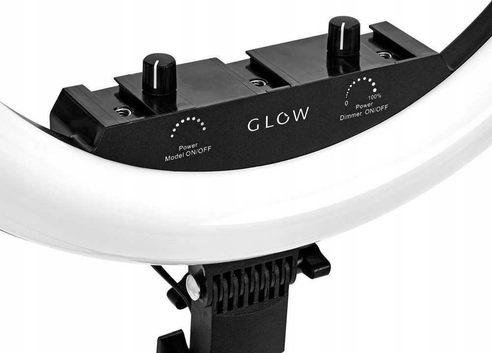 Activeshop Kosmetologinė LED lempa makiažui su stovu GLOW RING LIGHT 18" 45W
