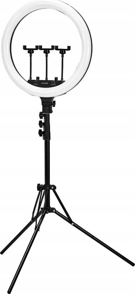 Activeshop Kosmetologinė LED lempa makiažui su stovu GLOW RING LIGHT 18" 45W