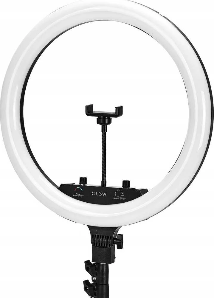 Activeshop Kosmetologinė LED lempa makiažui su stovu GLOW RING LIGHT 18" 45W