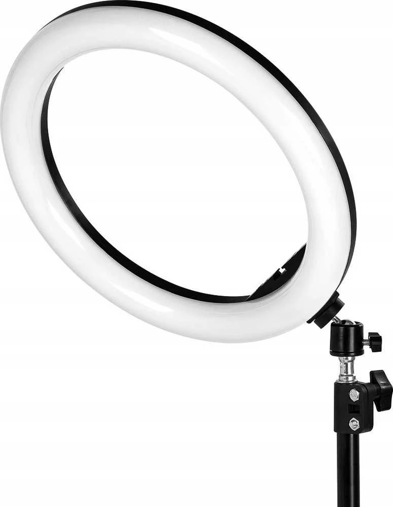 LED lempa makiažui su stovu GLOW RING RGB LIGHT 13" 10W