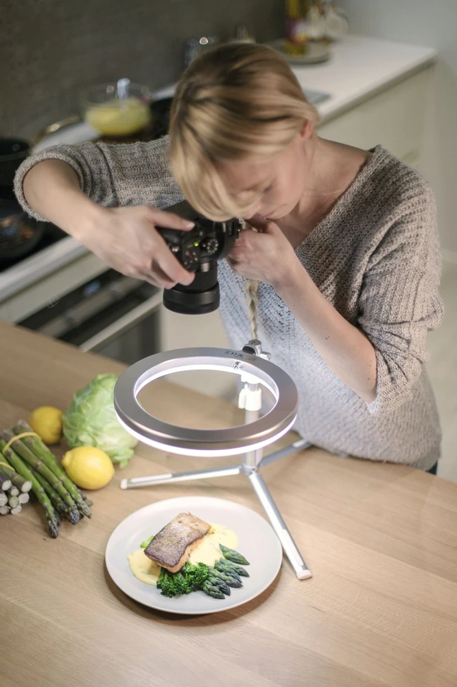 Žiedinė lempa Kodak Led Ring 10'' RL001 + Statyw