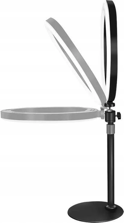 Dėklas Žiedinė lempa LogiLink Tripod for ring light for smartfon su pultu DM 25cm