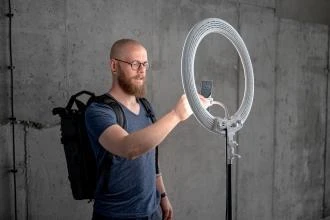 Newell LED žiedas RL-18A-WB (3200 K - 5500 K) Arctic Baltas