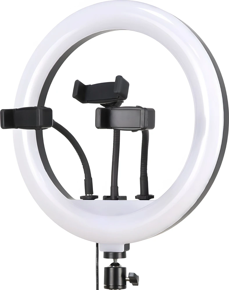 Retoo RTO Žiedinė lempa led selfie ring statyw pilot + telefono laikiklis 210cm