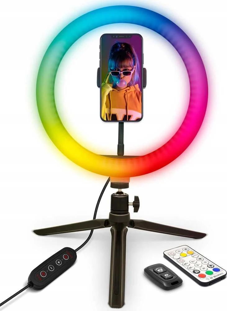 Žiedinė lempa Yenkee YSM 710 Laikiklis LED Ring 10''YENKEE