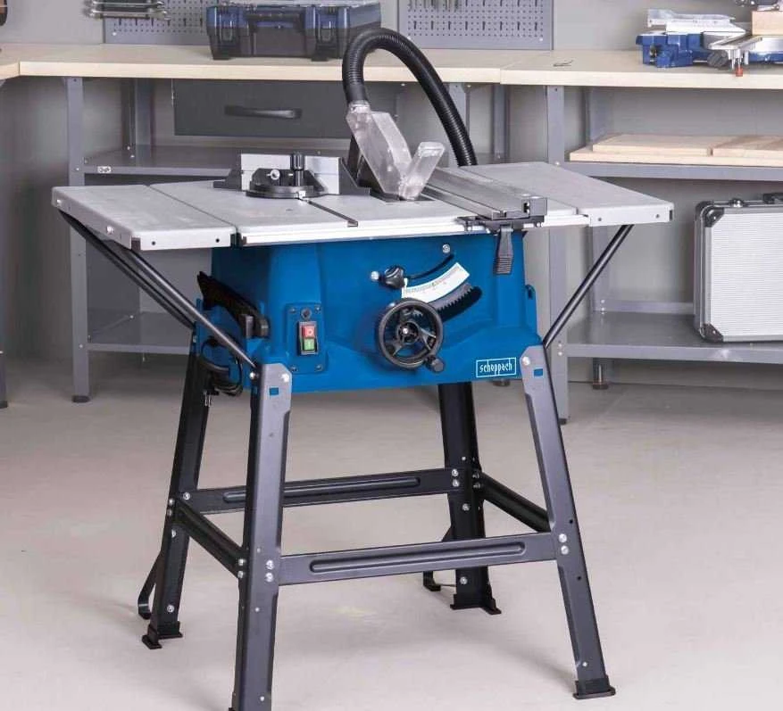 Scheppach Staklės diskinio pjovimo HS100S + stalas ir papildomas diskas