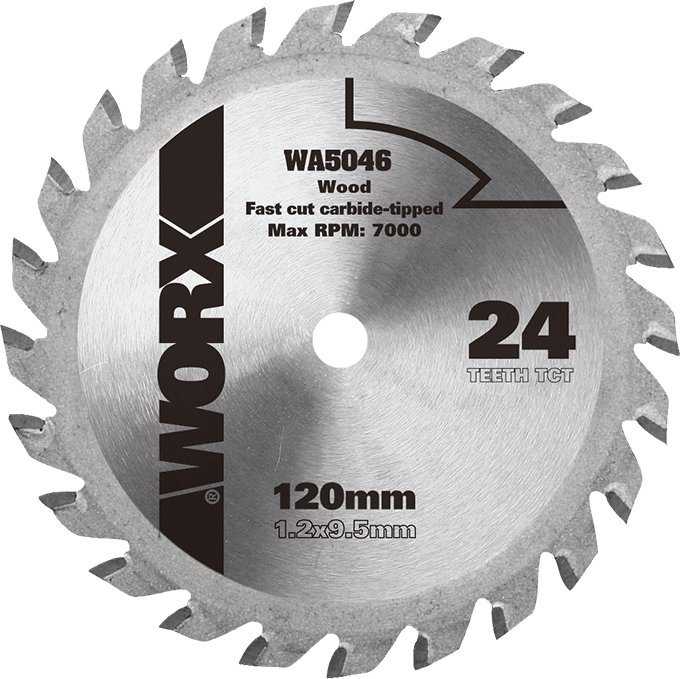 Žiedinis pjūklas Worx 800W skydelis 120mm WX437