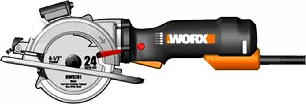 Žiedinis pjūklas Worx 800W skydelis 120mm WX437
