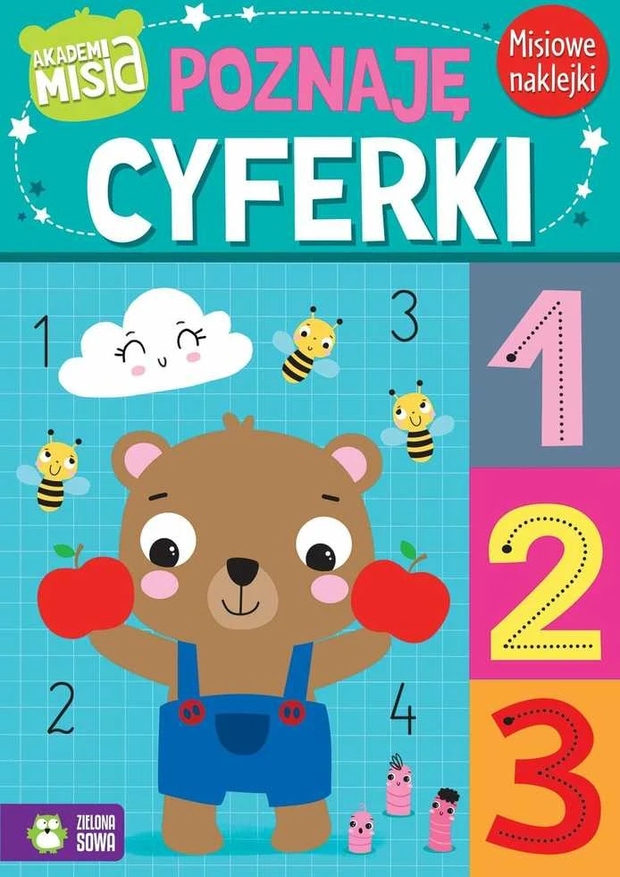 Zielona Sowa ZIELONASOWA Teddy Bear akademijos mokymosi numeriai 95640
