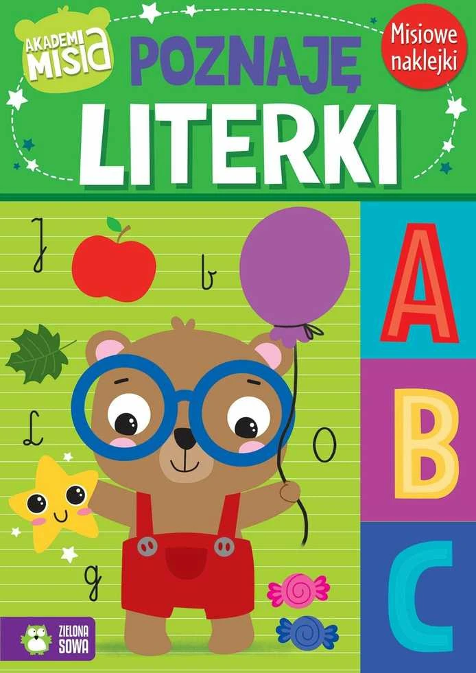 Zielona Sowa ZIELONASOWA Teddy Bear akademijos mokymosi raidės 95664