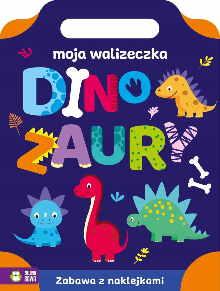 Zielona Sowa ZIELONASOWA Mano dinozaurų lagaminas 83984