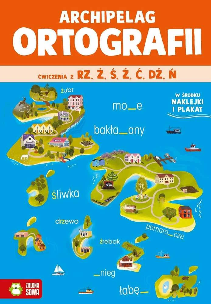 Zielona Sowa ZIELONASOWA Archipelago rašybos pratimai su rz, ż 90454