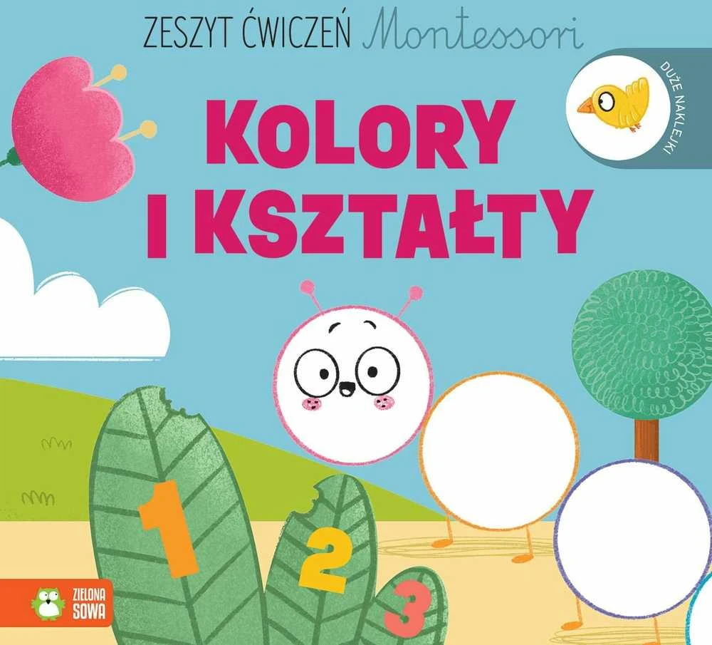 Zielona Sowa ZIELONASOWA Montessori spalvų ir formų darbaknygė 95732