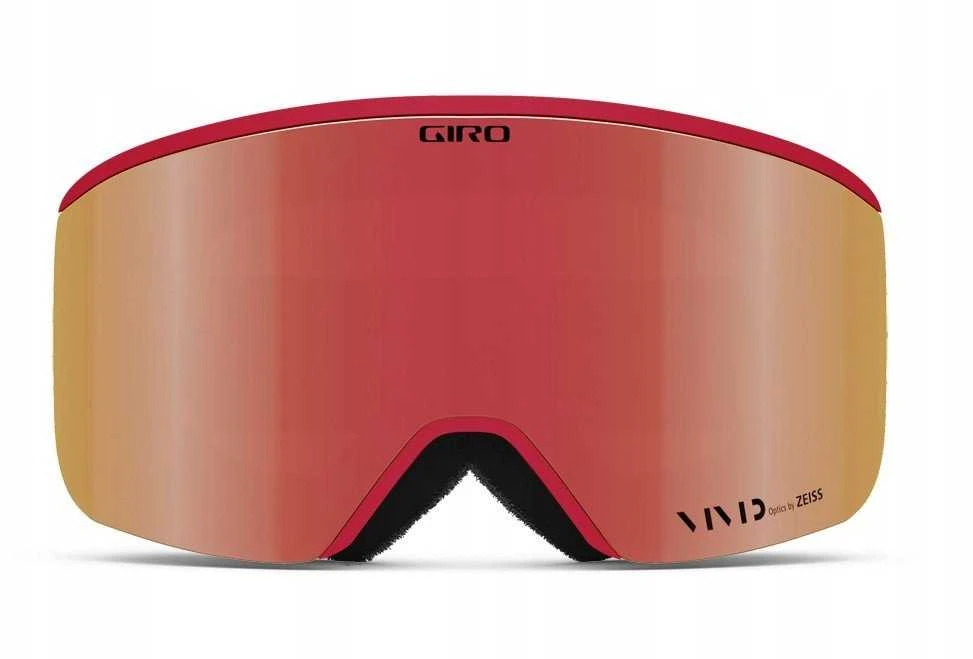 „Giro“ žieminiai akiniai „GIRO AXIS Raudonas Juodas THIRDS“ (VIVID-Carl Zeiss VIVID EMBER 19-42% S2 spalvoti veidrodiniai lęšiai + VIVID-Carl Zeiss INFRARED 58% S1 spalvoti veidrodiniai lęšiai) (NAUJIENA 2024/2025)
