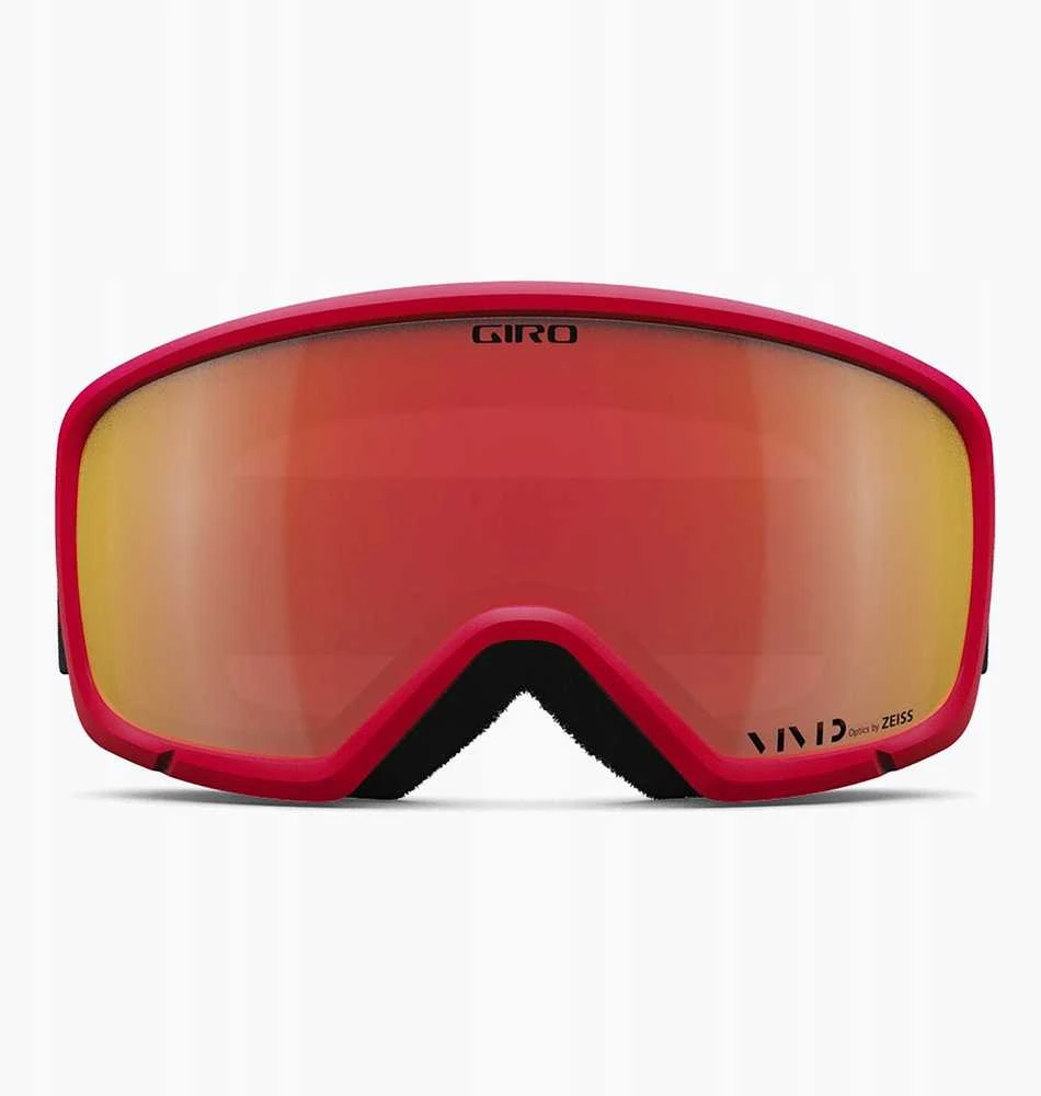 „Giro“ žieminiai akiniai „GIRO RINGO Raudonas REVERB“ (ryškiai-Carl Zeiss EMBER 19-42% S2 spalvoti veidrodiniai lęšiai) (NAUJI 2024/2025)