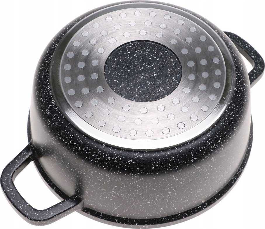 Marmurinis puodas su dangteliu AROMA KNOB kepimo indas 2,3L / 20cm ZILNER