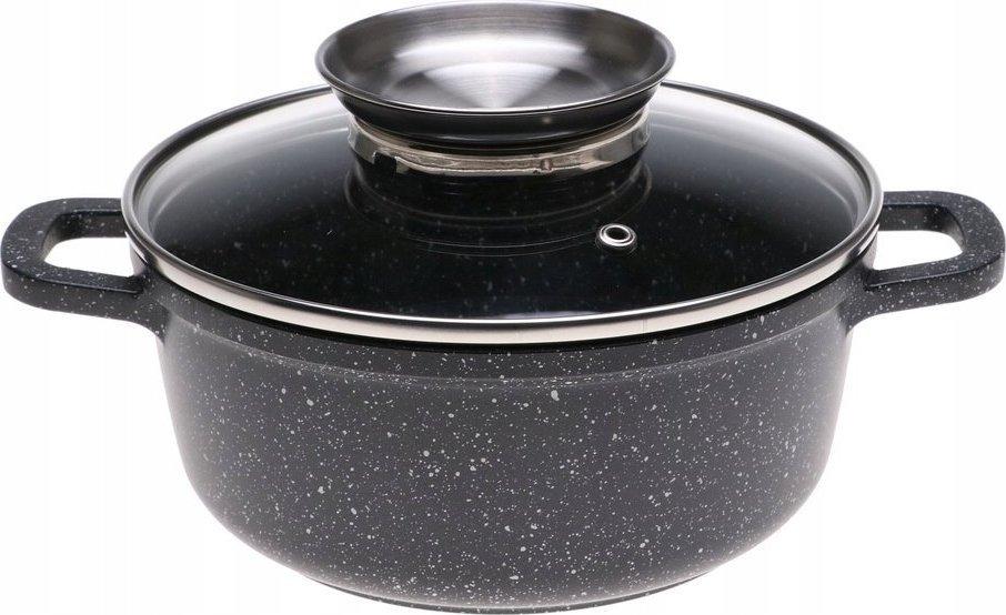 Marmurinis puodas su dangteliu AROMA KNOB kepimo indas 2,3L / 20cm ZILNER
