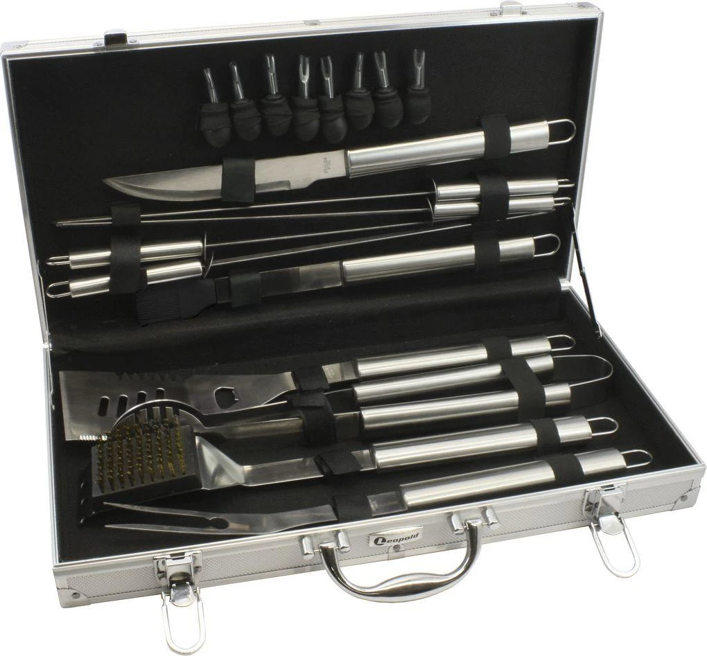 Zilverstad Leopold Vienna BBQ KIT 18 dalių 8x24x27 LV01070