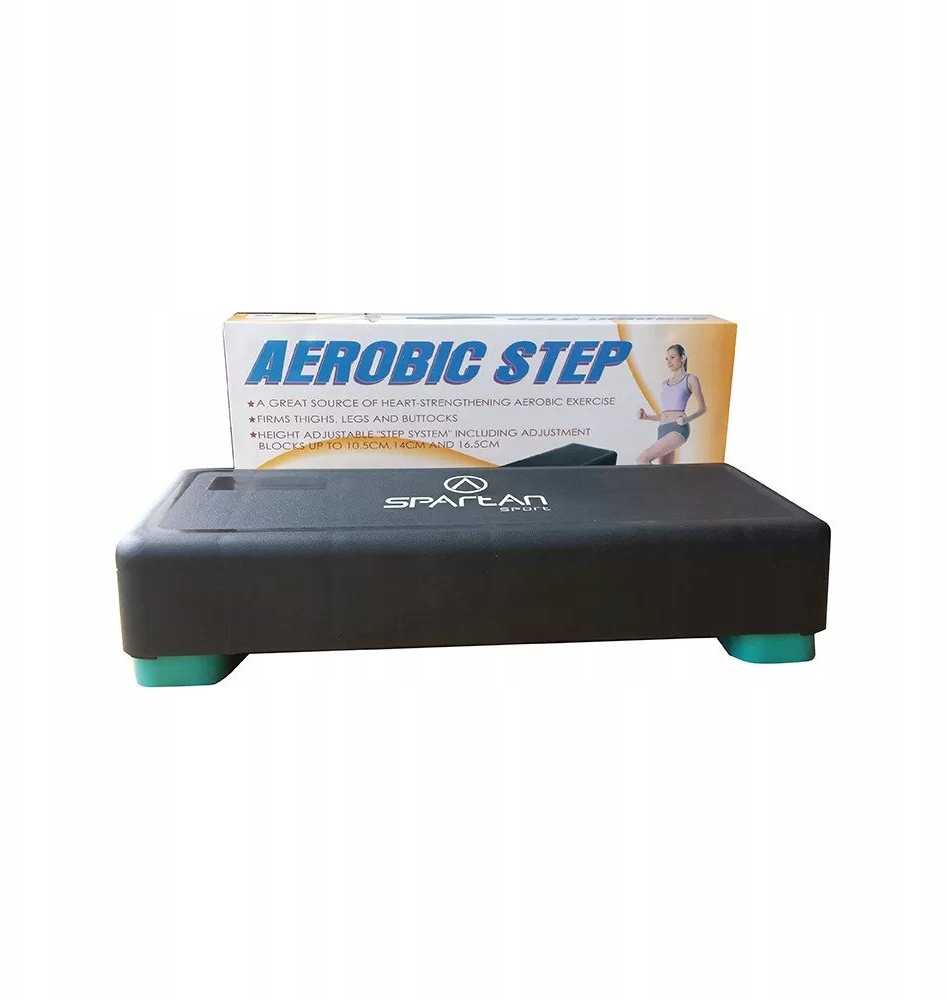 Spartan Stepper Step Board do Ćwiczeń Fitness Areobiku 3-stopniowy SPARTAN 80 kg