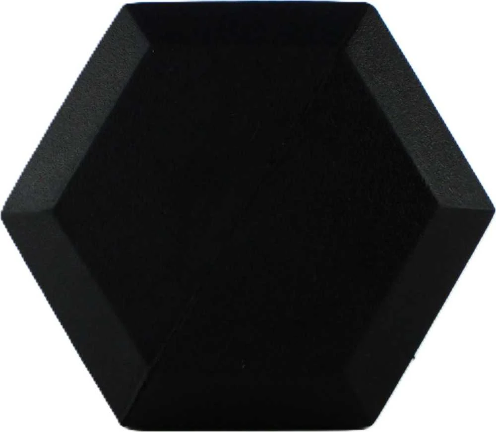 Zipro gumuotas šešiakampis hantelis 1 x 2,5kg