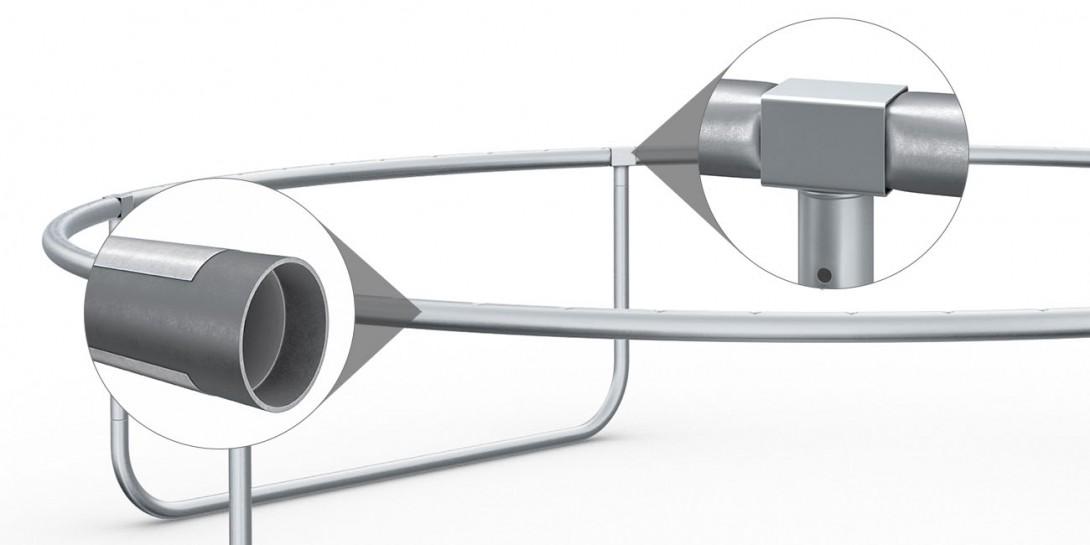 Zipro Jump Pro OUT batutas su išoriniu tinklu, 374 cm