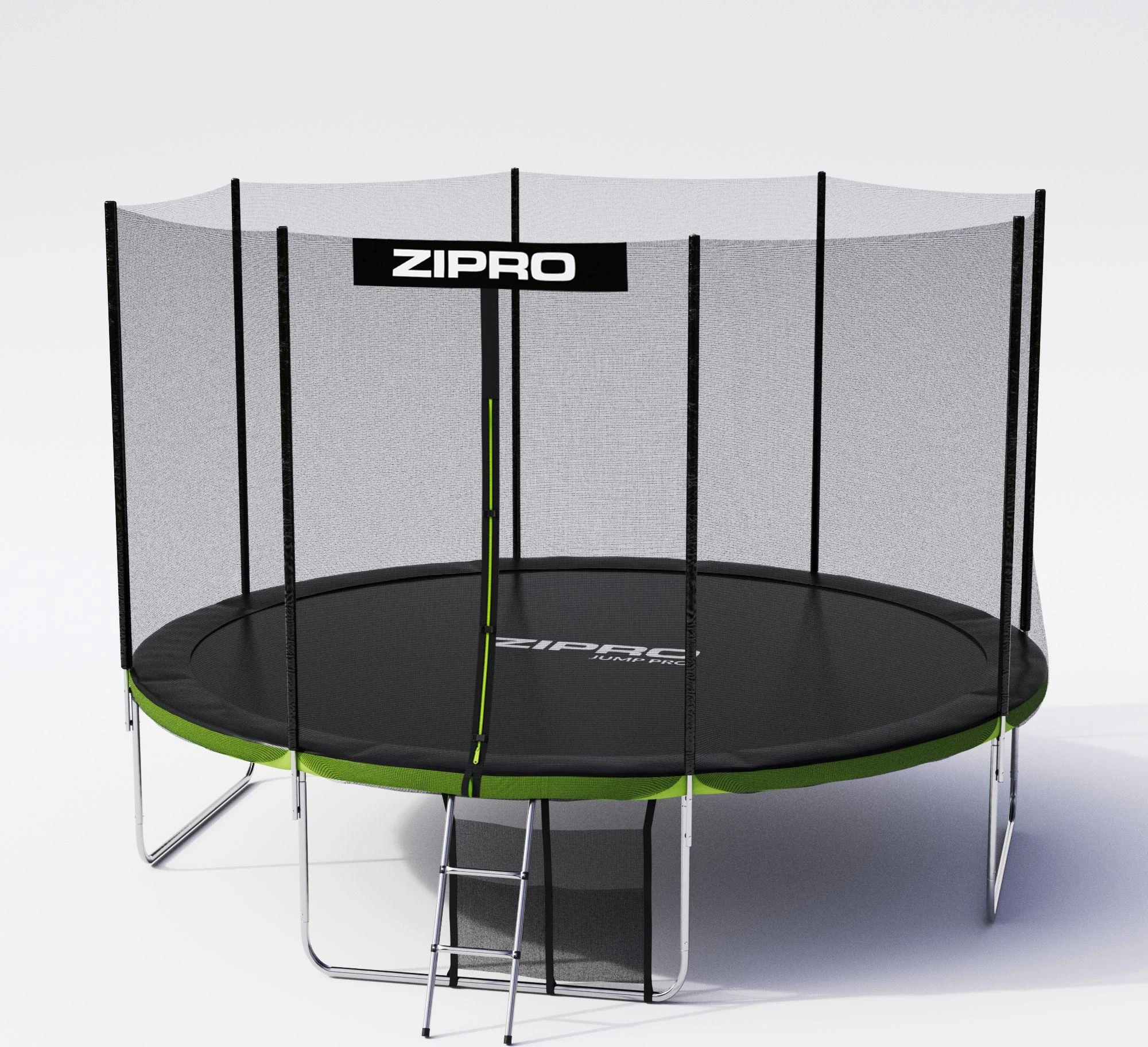 Zipro Jump Pro OUT batutas su išoriniu tinklu, 374 cm