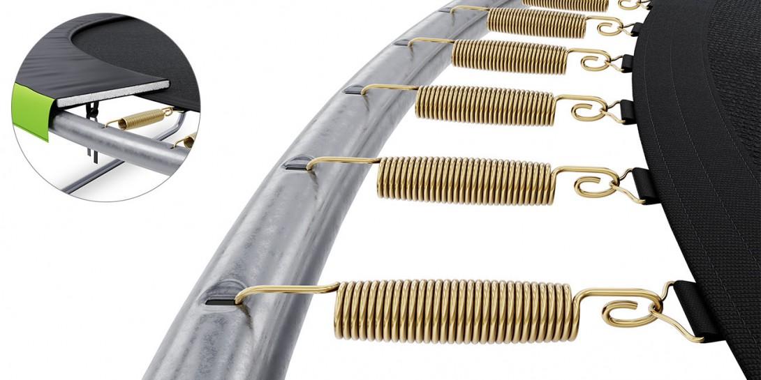 Zipro Jump Pro OUT batutas su išoriniu tinklu, 374 cm